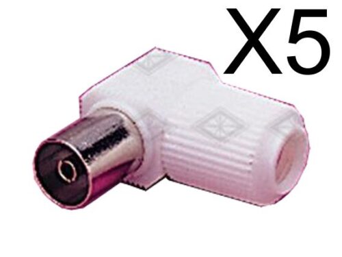 Powertech adapter PAL 9.5mm για TV 90o - F - 5TEM