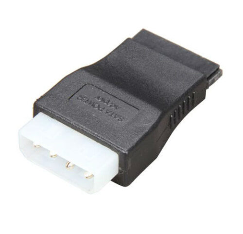 POWERTECH Αντάπτορας από 4pin Molex (F) σε SATA 15-pin (M)