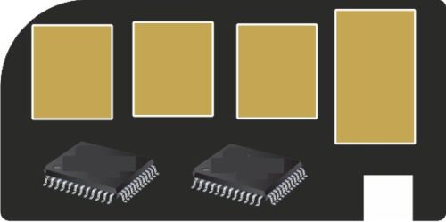 Ανταλλακτικό CHIP για TONER - για OKI B411 - BLACK