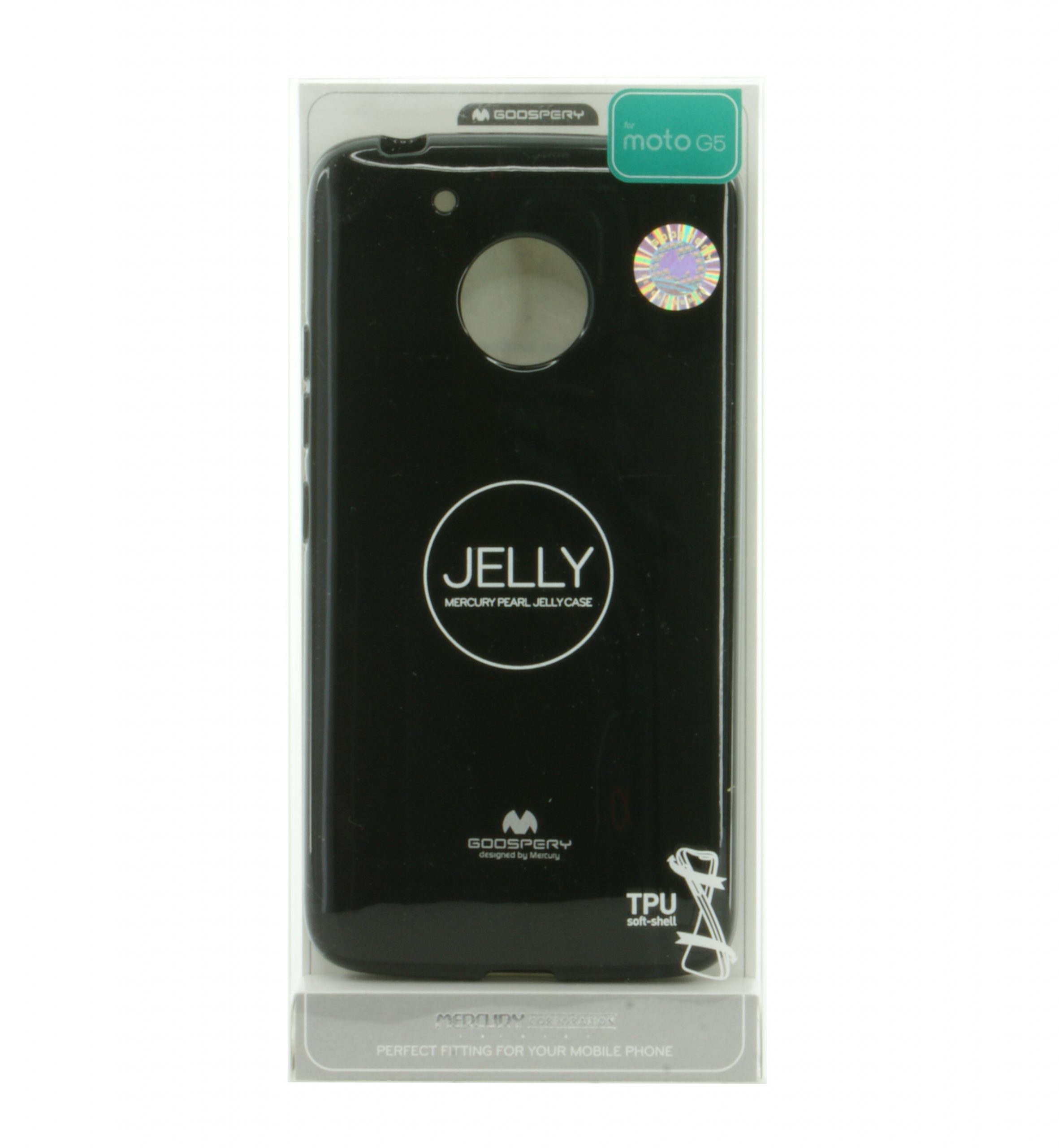 MERCURY Θήκη Jelly για MOTO G5, Black
