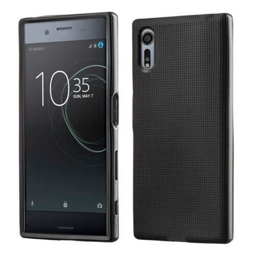 POWERTECH Θήκη Hybrid Rubber για Sony Xperia XZ, Black