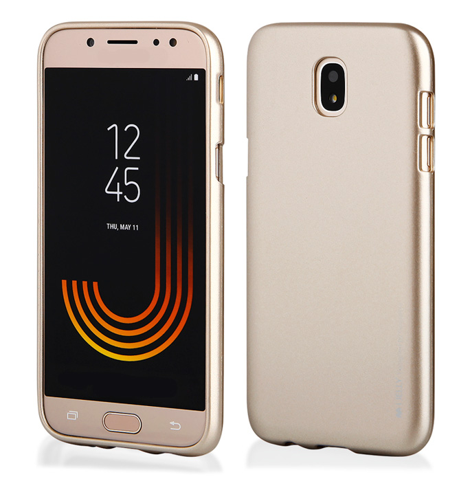 MERCURY Θήκη i-Jelly Metal για Samsung J3 2017 EU, Gold