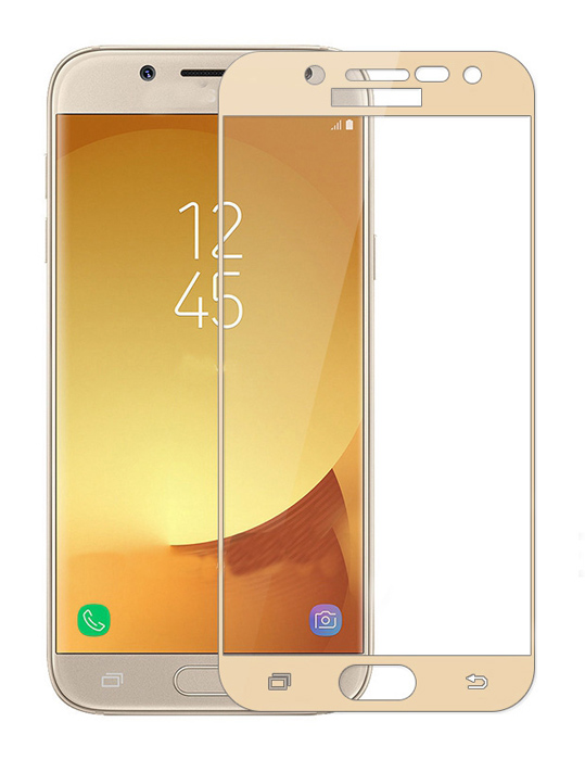 POWERTECH Tempered Glass 3D Full Face για Samsung J5 2017, Gold