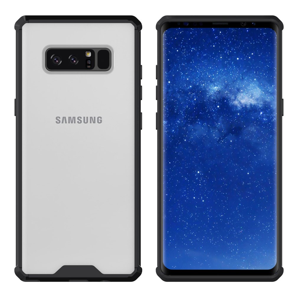 POWERTECH Θήκη ShockProof TPU για Samsung Note 8, Black