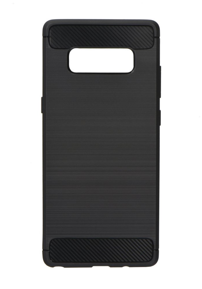 POWERTECH Θήκη Carbon Flex για Samsung Note 8, Black