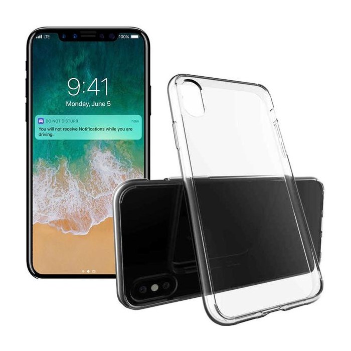 POWERTECH Θήκη Clear 0.5mm για iPhone X, διάφανη