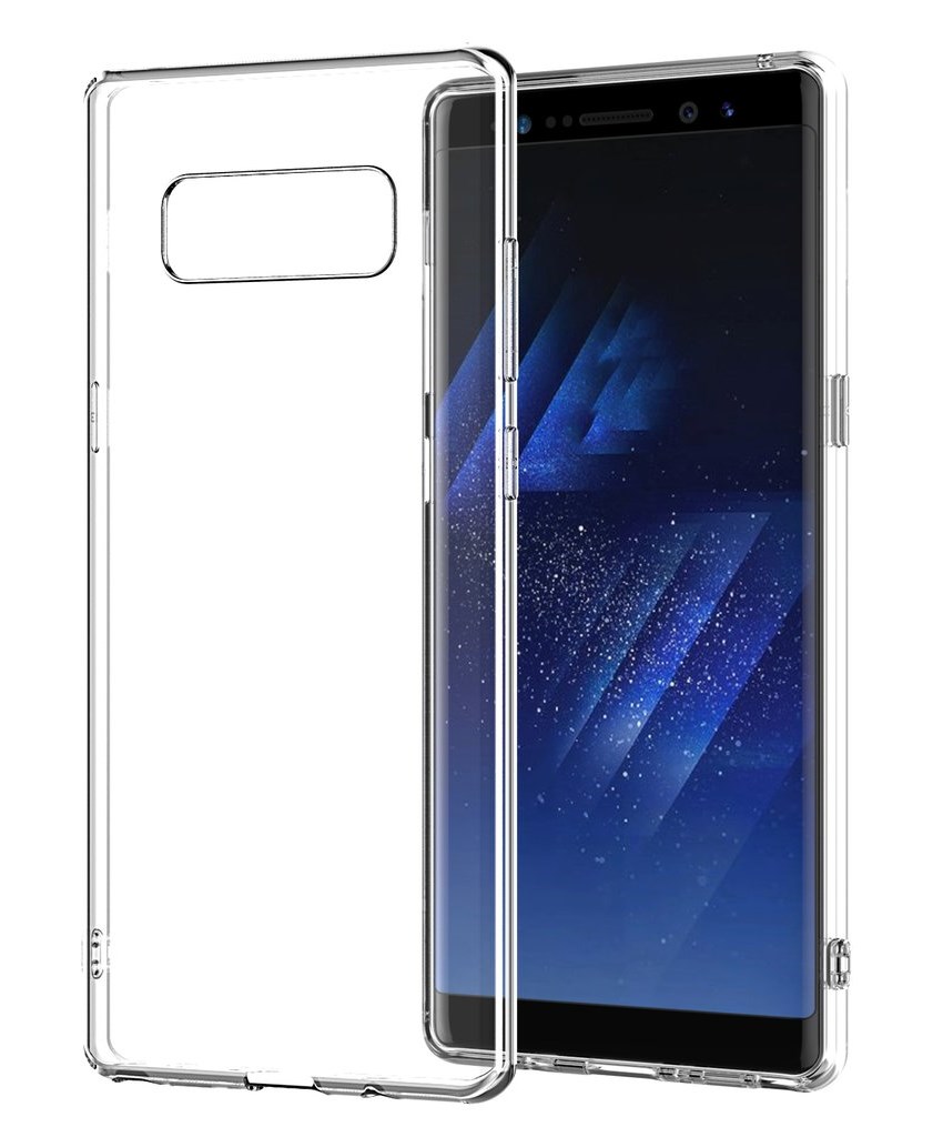 POWERTECH Θήκη Clear 0.5mm για Samsung Note 8, διάφανη