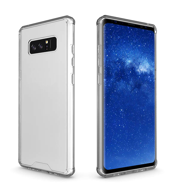 POWERTECH Θήκη ShockProof TPU για Samsung Note 8, Transparent