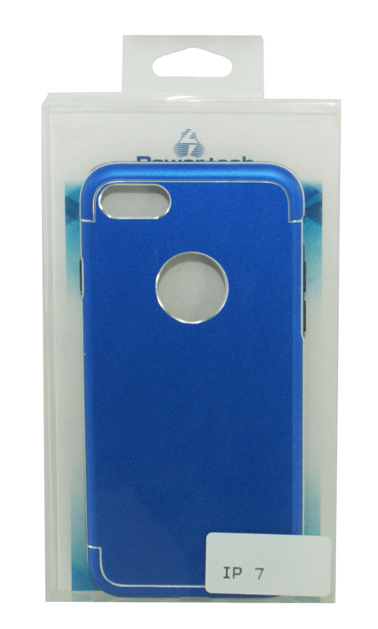 POWERTECH Θήκη Aluminium για APPLE iPhone 7, Blue
