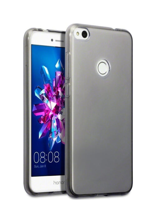 POWERTECH Θήκη Semi TPU για Huawei P8 Lite 2017/P9 Lite 2017, μαύρη