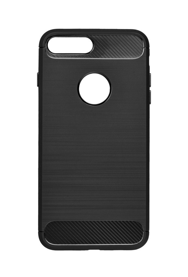 POWERTECH Θήκη Carbon Flex για iPhone 7/8 Plus, μαύρη