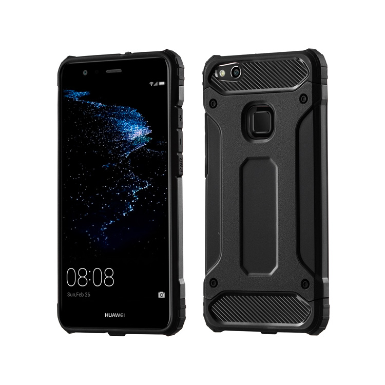 POWERTECH θήκη Hybrid Protect για Huawei P10 Lite, μαύρη