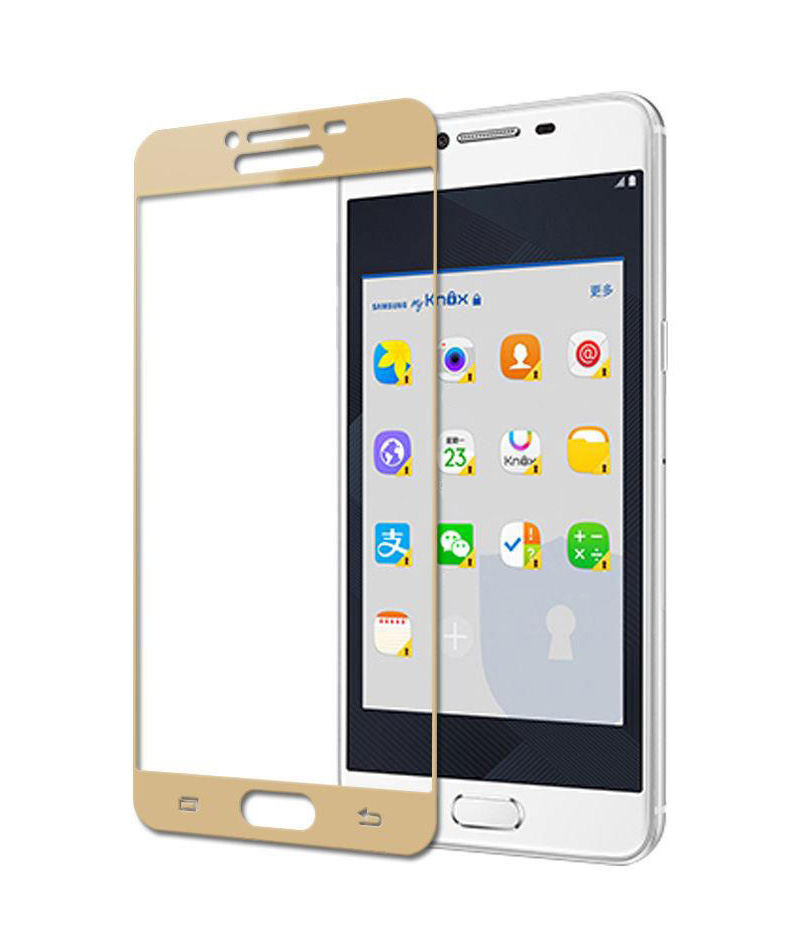 POWERTECH Tempered Glass 3D Full Face για Samsung J2 Pro 2018, Gold