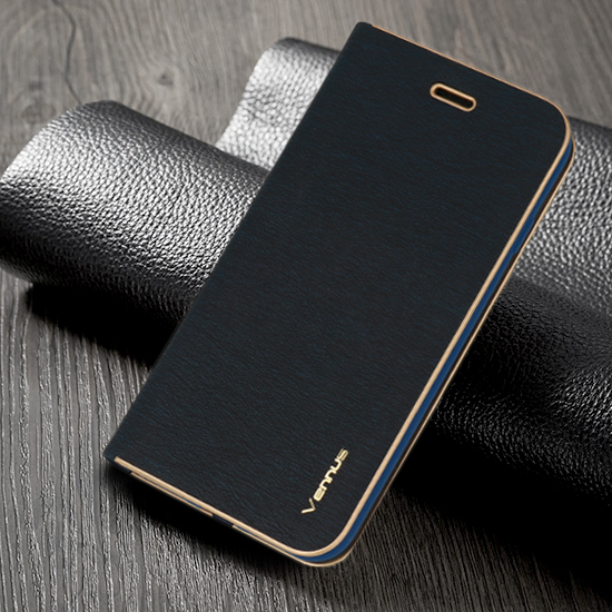 Vennus Book Case with frame for Samsung Galaxy A42 5G navy - Image 6