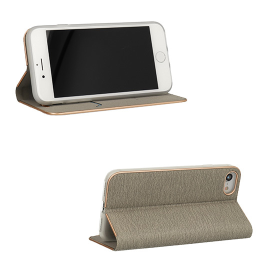 Vennus Book Case with frame for Samsung Galaxy A42 5G grey - Image 3