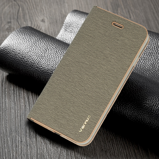 Vennus Book Case with frame for Samsung Galaxy A42 5G grey - Image 6