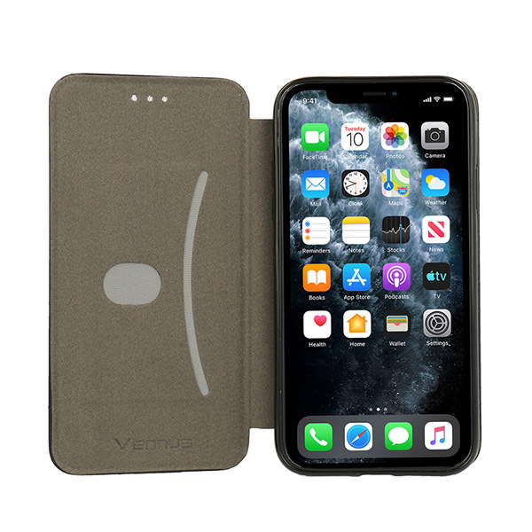 Book Vennus Elegance Case for Oppo Reno5 Pro Plus 5G black - Image 4