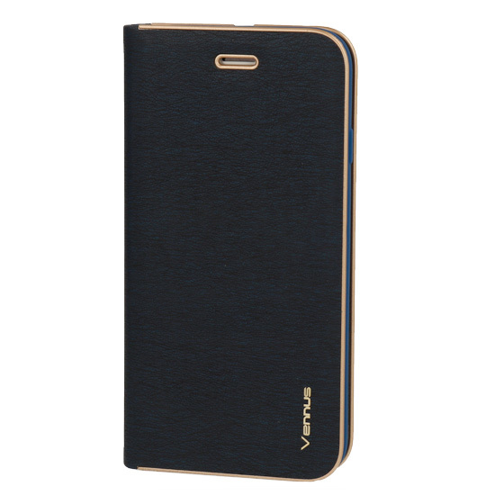 Vennus Book Case with frame for Samsung Galaxy A42 5G navy