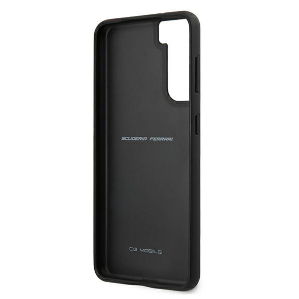 Original Case FERRARI - Hard Case Off Track Leather Nylon Stripe FEOSIHCS21MRE - Samsung S21 Plus Galaxy G996 Red - Image 7