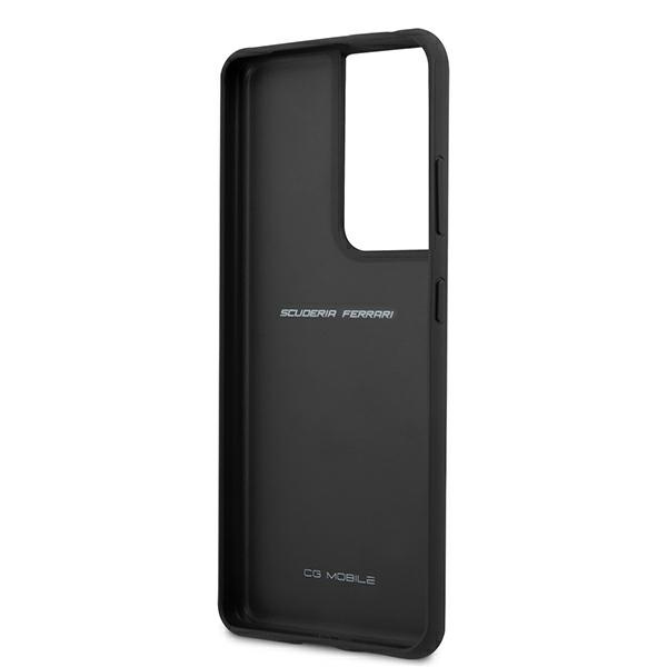 Original Case FERRARI - Hard Case Off Track Quilted FEHQUHCS21LBK - Samsung S21 Ultra Galaxy G998 Black - Image 7