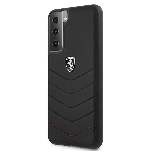 Original Case FERRARI - Hard Case Off Track Quilted FEHQUHCS21MBK - Samsung S21 Plus Galaxy G996 Black - Image 2