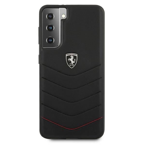 Original Case FERRARI - Hard Case Off Track Quilted FEHQUHCS21MBK - Samsung S21 Plus Galaxy G996 Black - Image 3