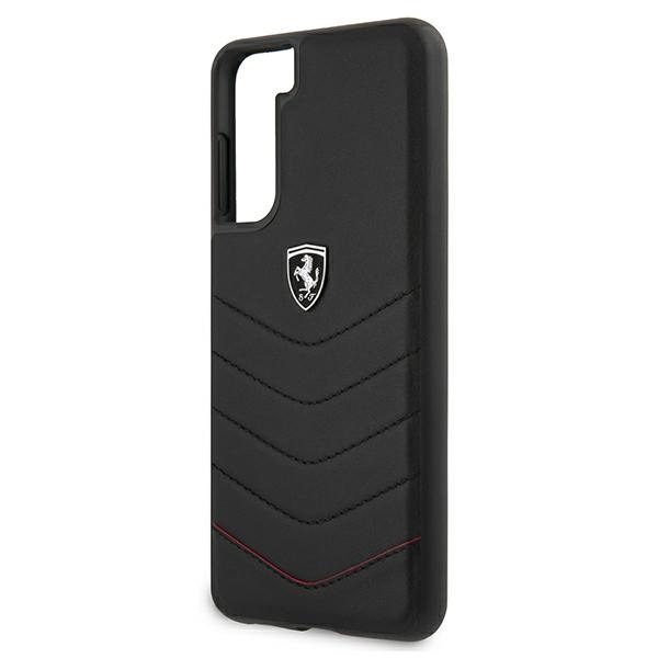 Original Case FERRARI - Hard Case Off Track Quilted FEHQUHCS21MBK - Samsung S21 Plus Galaxy G996 Black - Image 6
