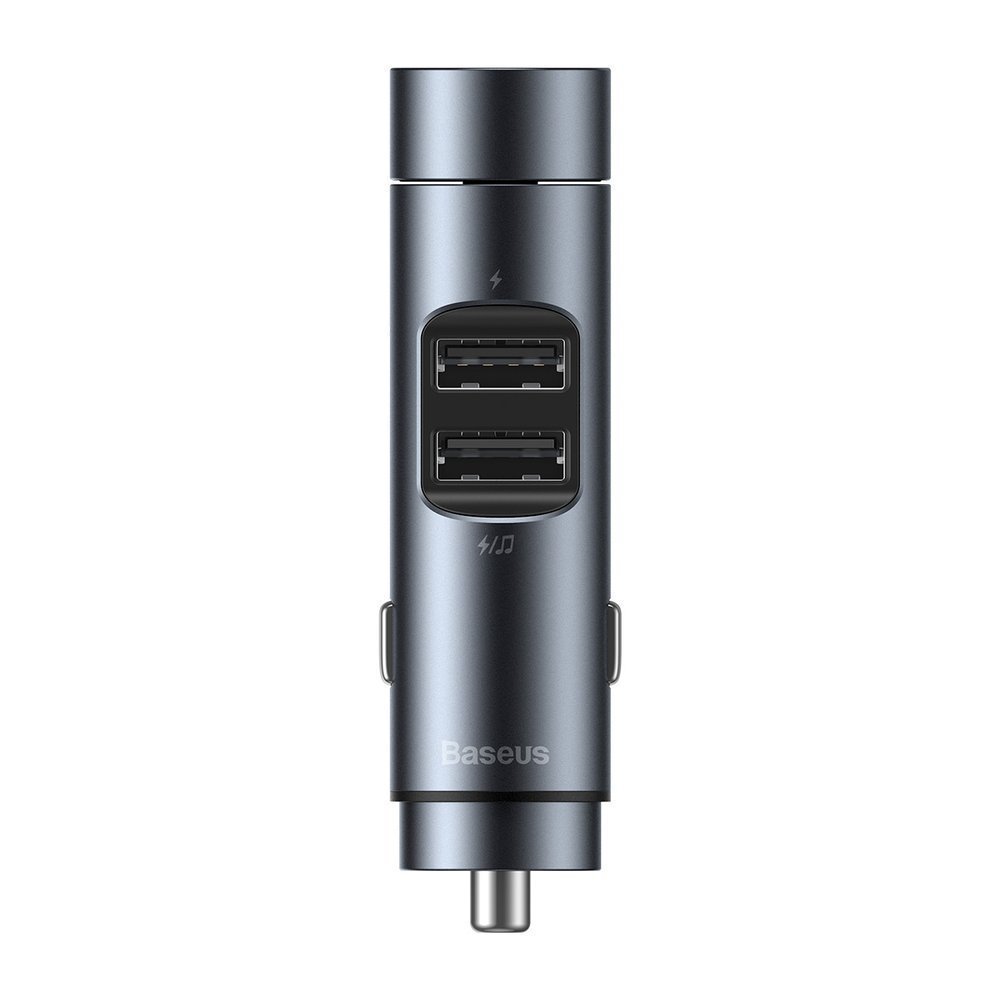 Baseus Transmitter FM Energy Column Bluetooth MP3 - 2xUSB - charger QC 3,1A (CCNLZ-0G) Dark grey - Image 2