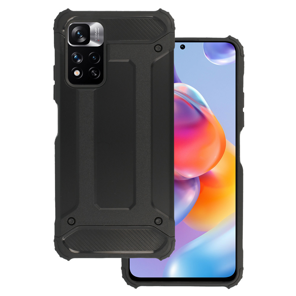 Armor Carbon Case for Xiaomi Redmi Note 11 5G/Poco M4 Pro 5G Black