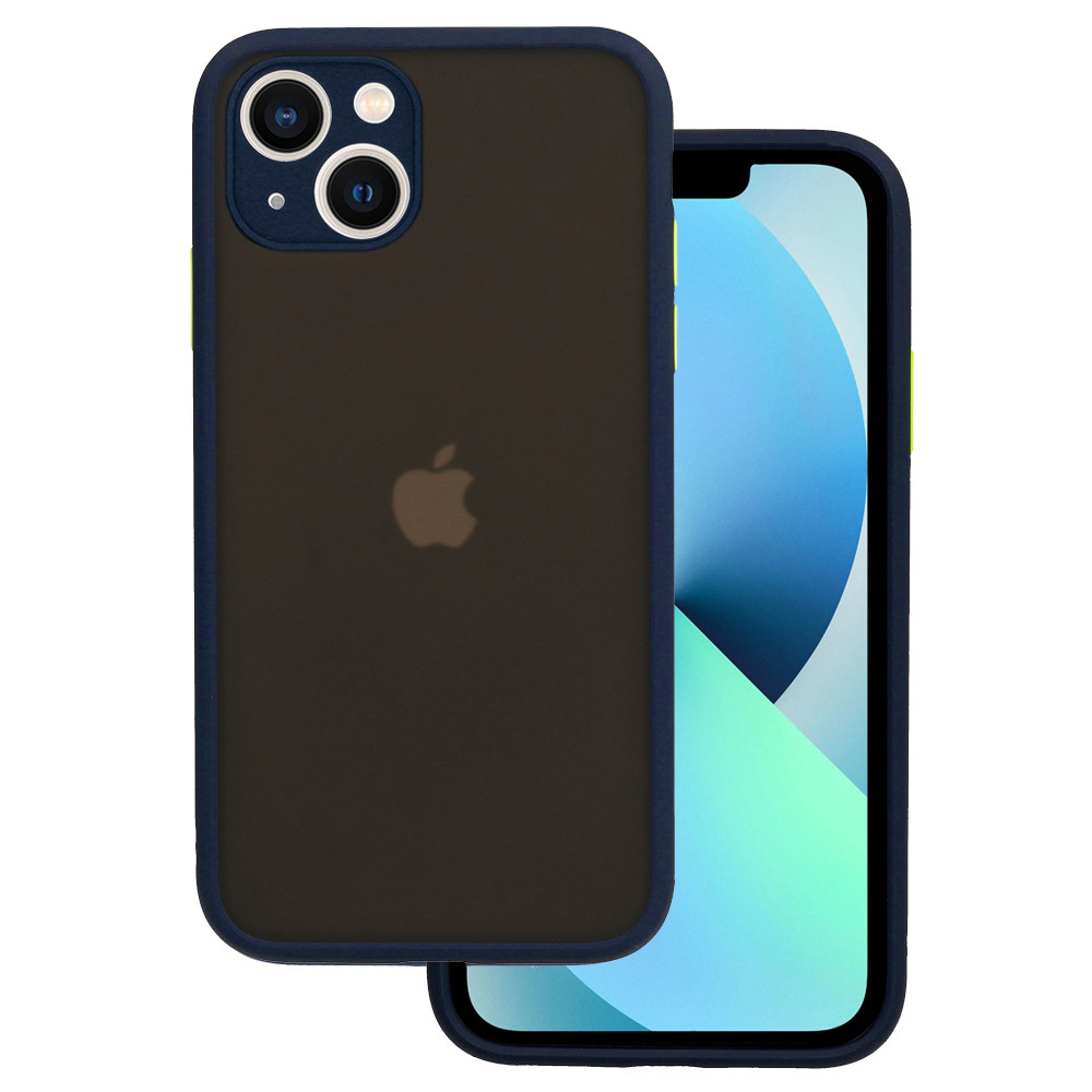 Vennus Color Button Bumper for Samsung Galaxy M52 5G Navy