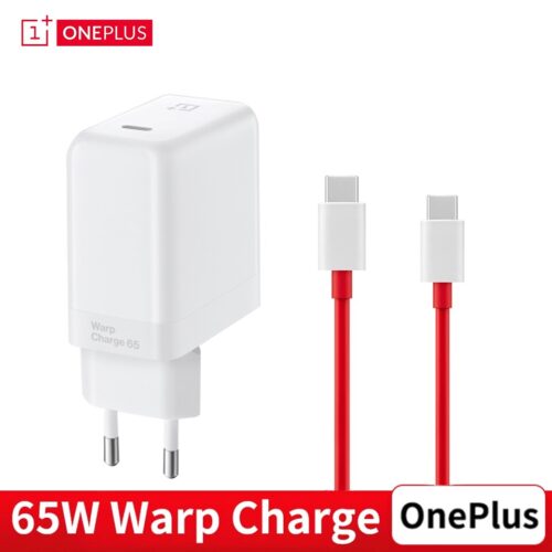OnePlus Φορτιστής ΜΕ  Καλώδιο με Θύρα USB-C 65W Λευκός